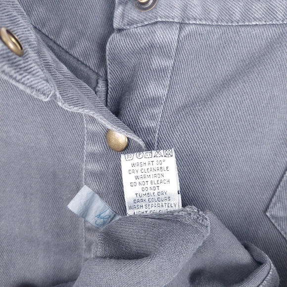 Allsaints Dark Grey Denim Mini Skirt Size Small Approx UK 12 - Picture 7 of 11